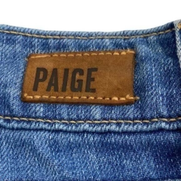 Paige Jimmy Jimmy Skinny Distressed Blue Jeans Size 25 - Picture 12 of 14
